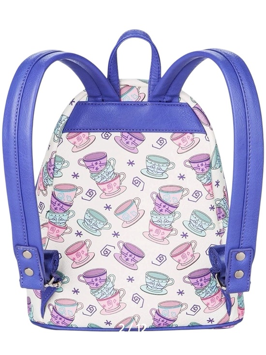 Disney Parks Loungefly Alice in Wonderland Mad Tea Party Teacups Backpack